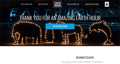 Desktop Screenshot of earthhour.org