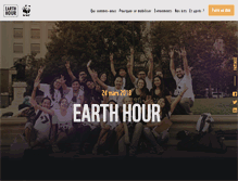Tablet Screenshot of earthhour.fr